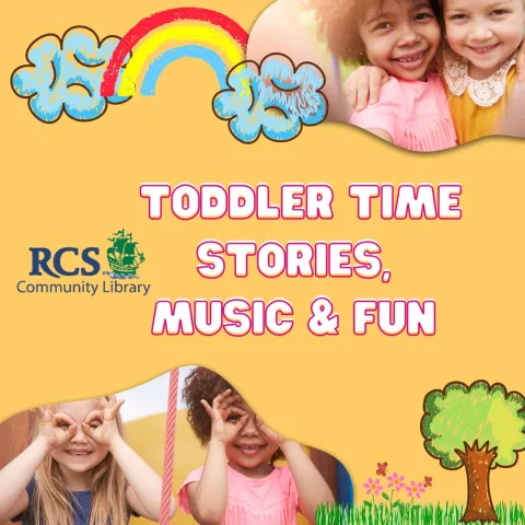 Toddler Time Logo, kids playing