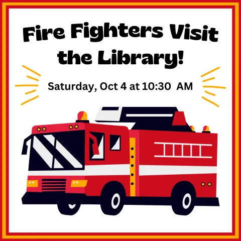 Fire Fighters Visit the Library