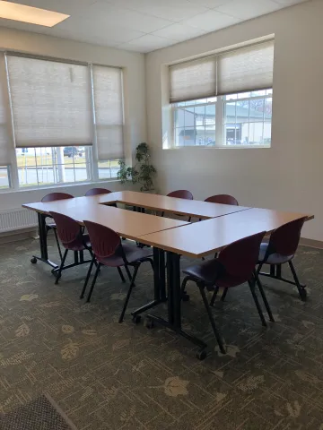 Small meeting room. Suited for up to 12 people.