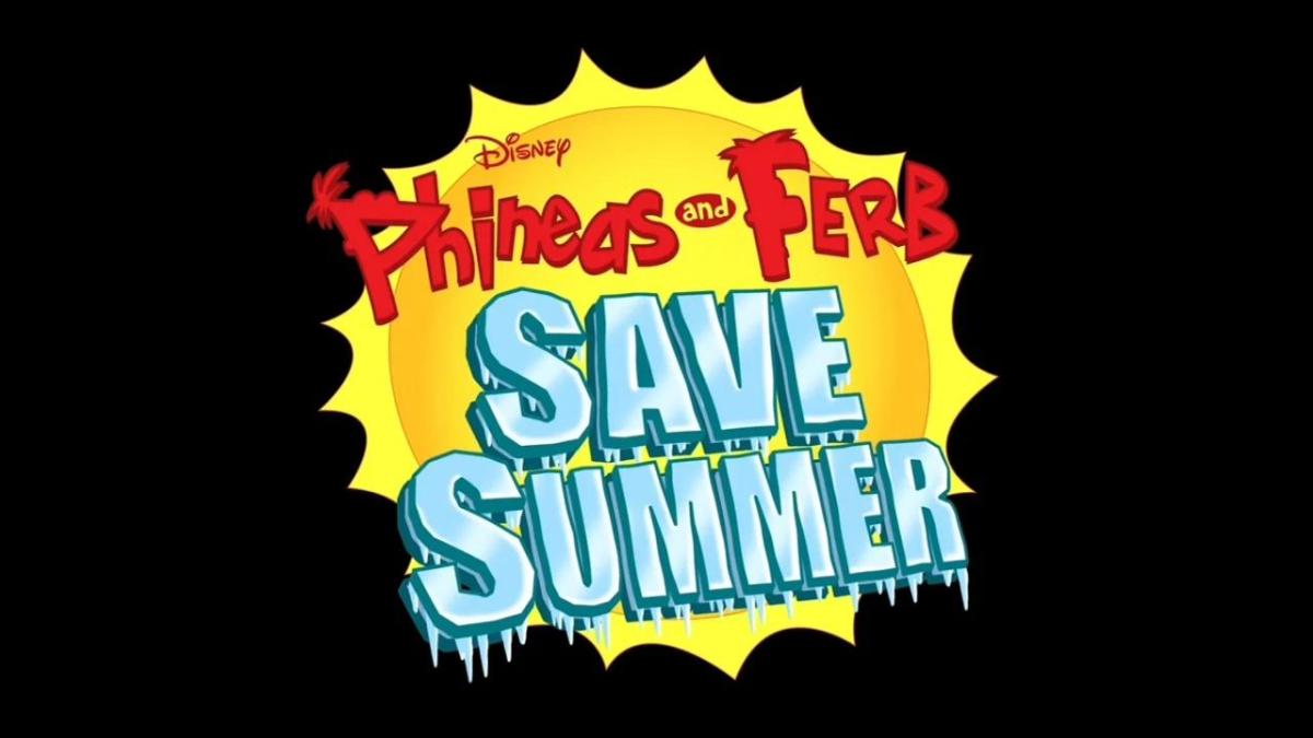 Phineas and Ferb save Summer logo. 
