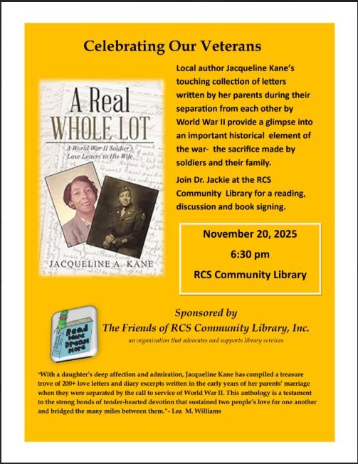 Friend's Book Discussion Flyer